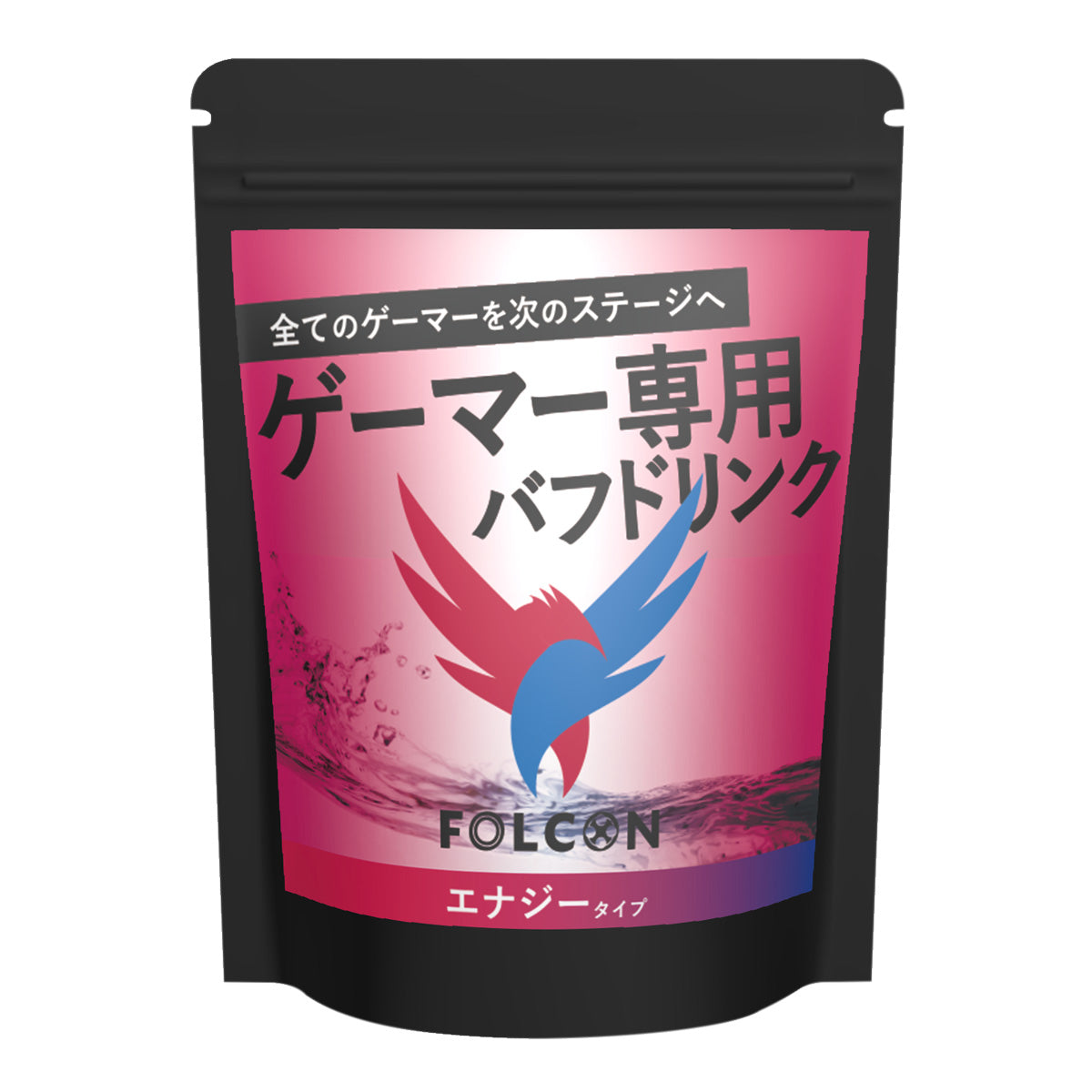 FOLCON ゲーミングドリンク ON エナジータイプ レモンジンジャー風味 500g